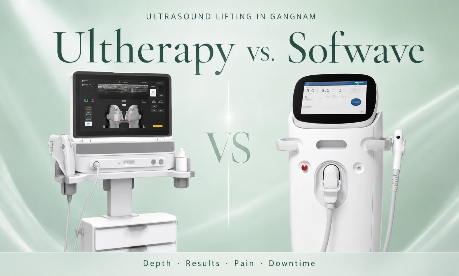 ultherapy vs sofwave in gangnam korea depth 1