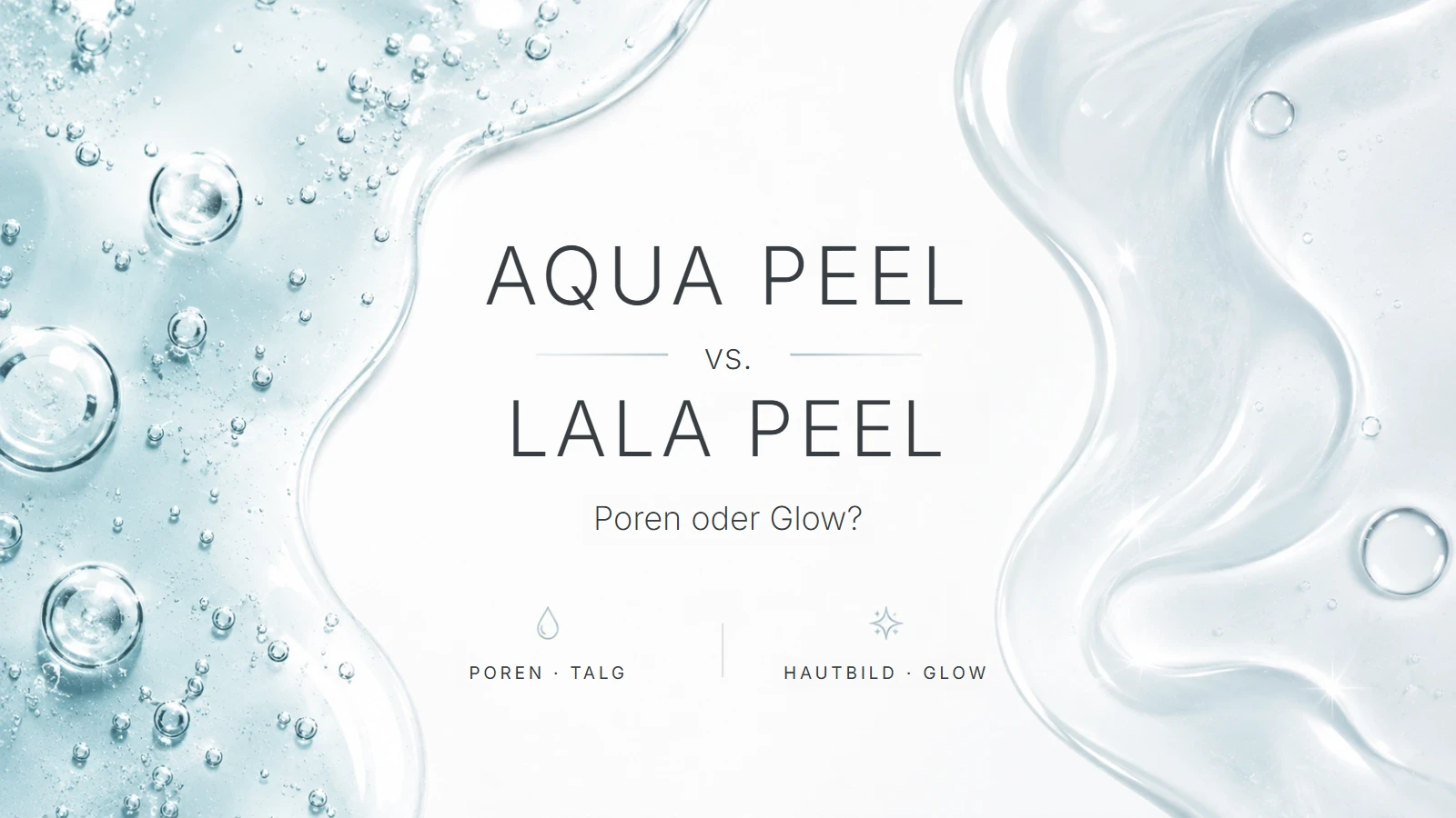 Aqua Peel und LaLa Peel in Gangnam im Vergleich