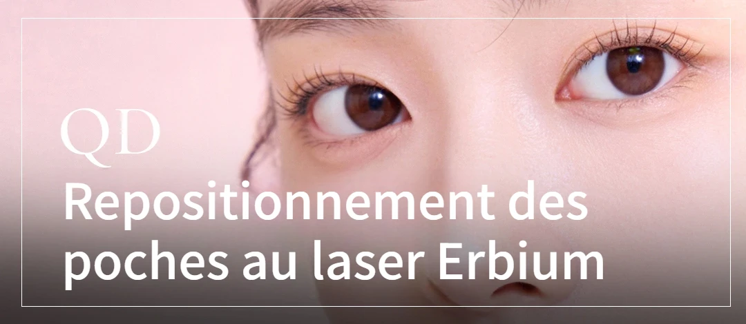 Repositionnement des poches sous les yeux au laser Erbium en Corée