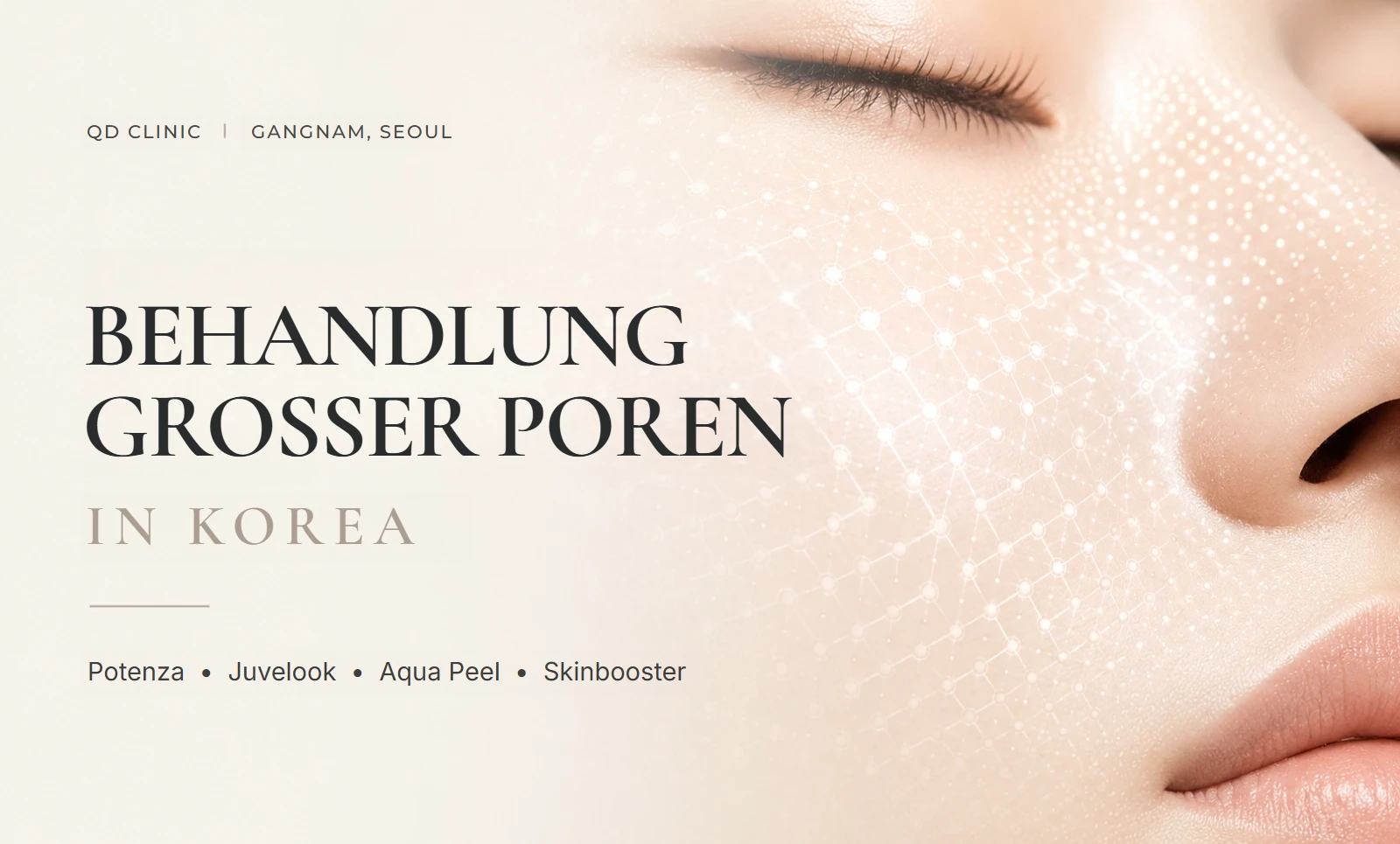 Vergleich von Porenbehandlungen in Korea: Potenza und Juvelook