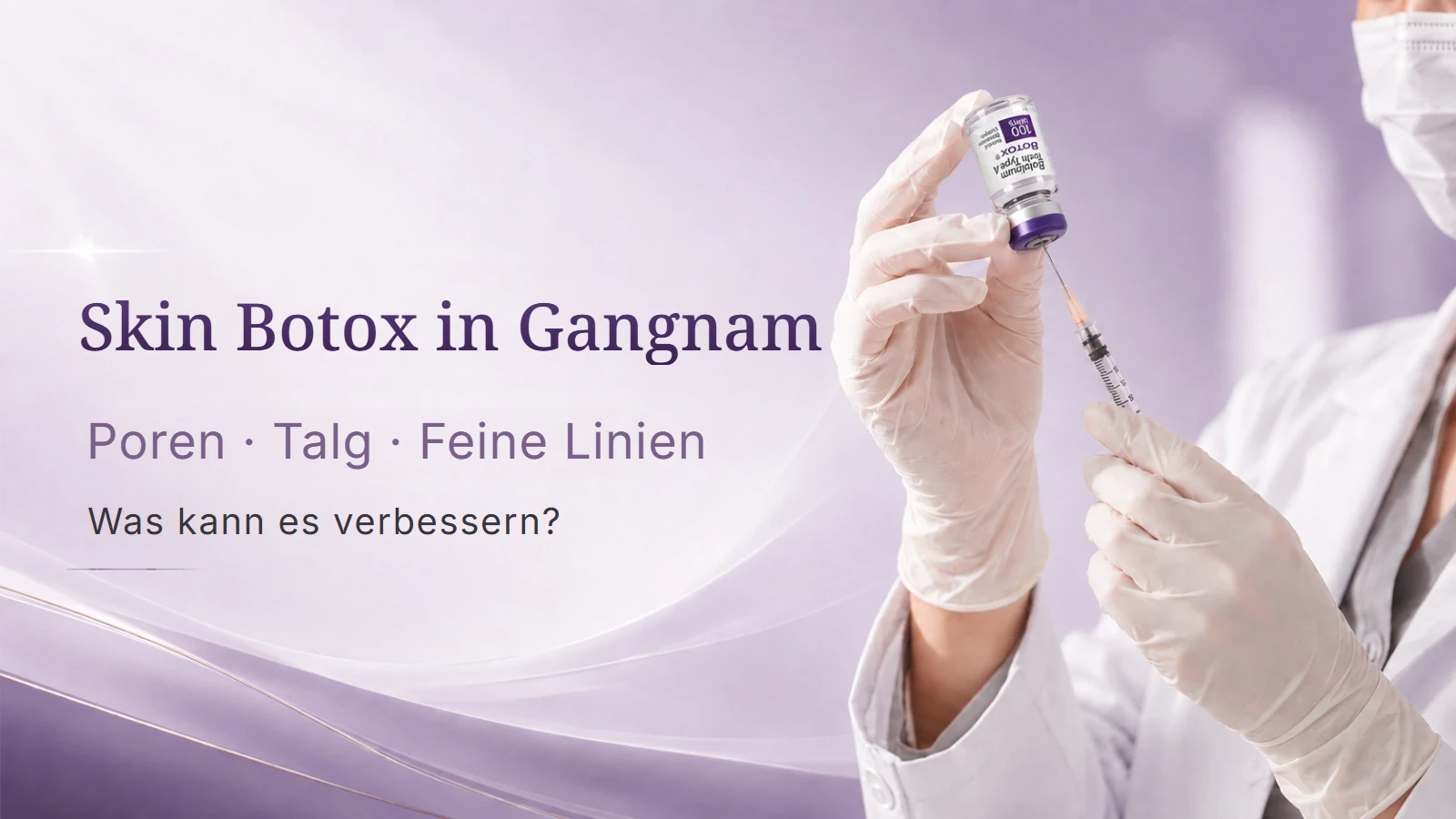 Skin Botox bei Poren, fettiger Haut und feinen Linien
