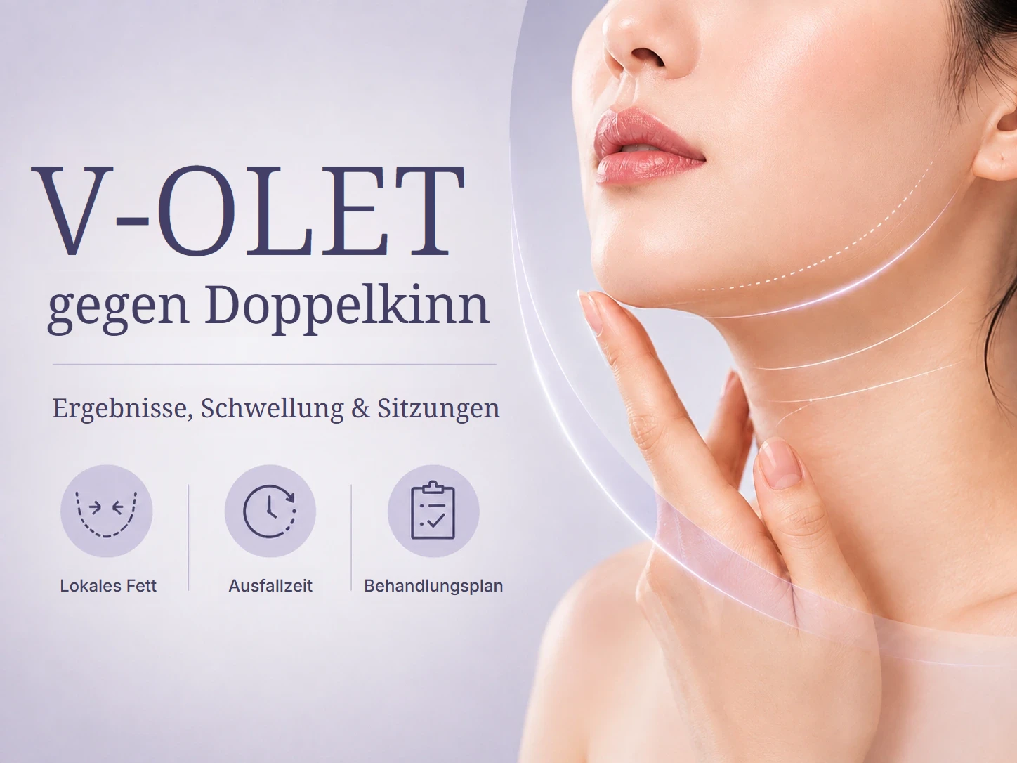 V-Olet-Behandlung gegen Doppelkinn in Gangnam, Korea