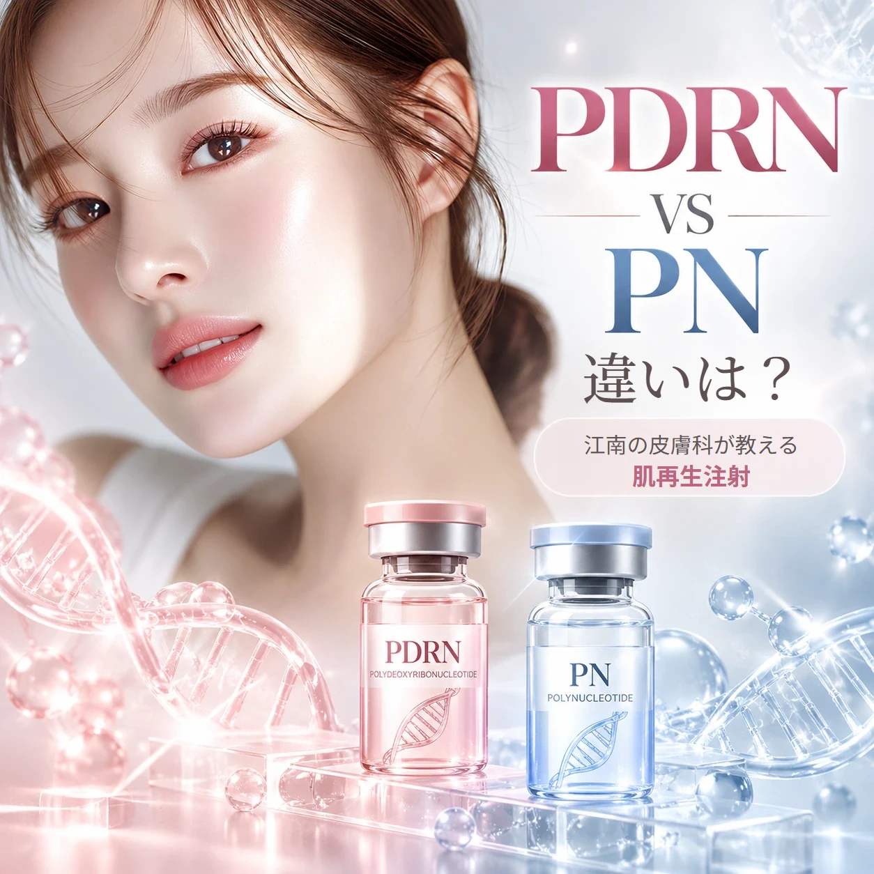 PDRNとPNの違いは?江南の皮膚科が教える肌再生注射ガイド