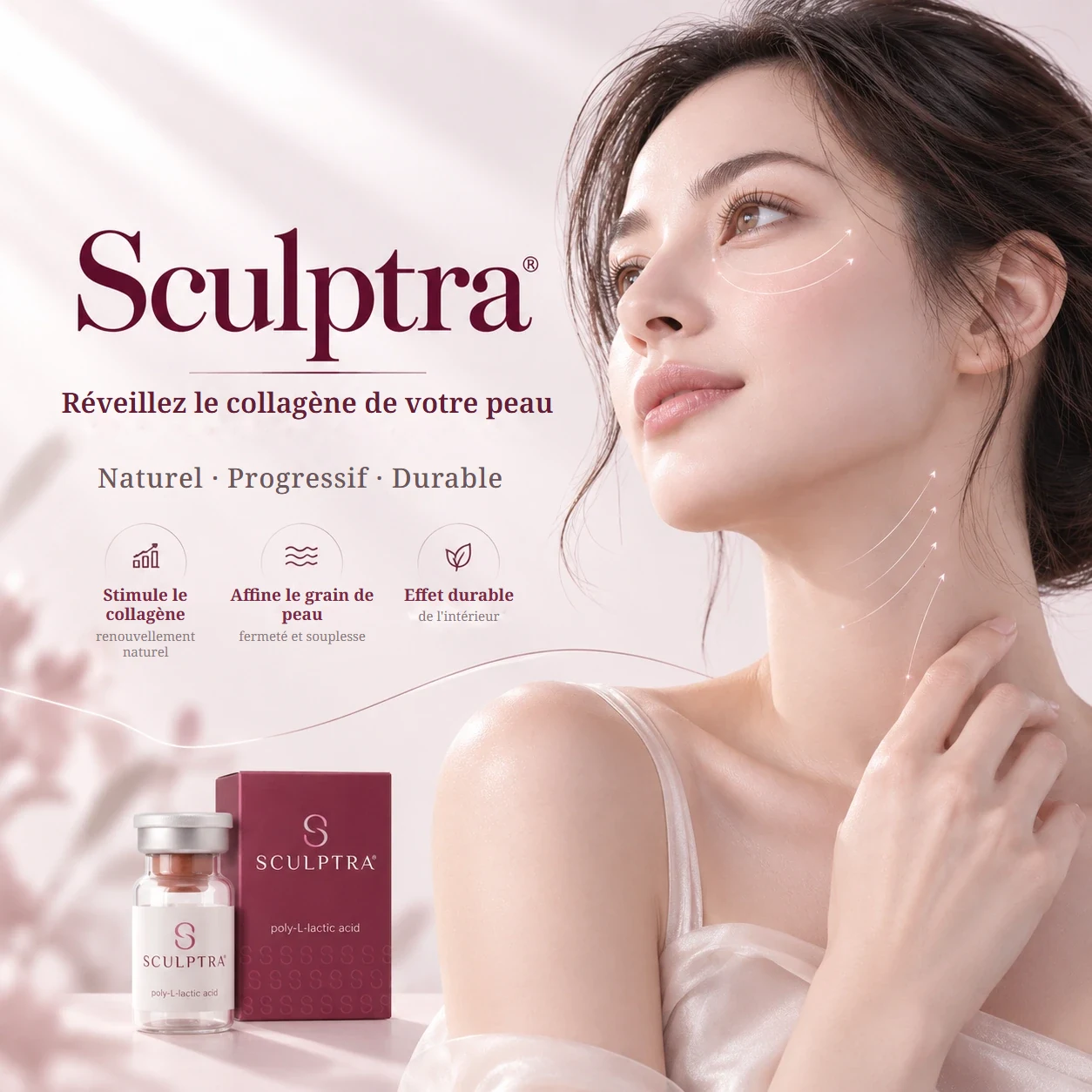 Sculptra, stimulateur de collagène au PLLA