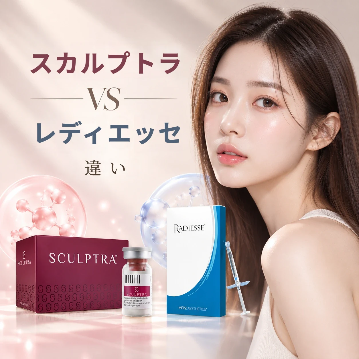 スカルプトラとレディエッセの違い|効果・持続期間・コラーゲン生成の仕組みを比較